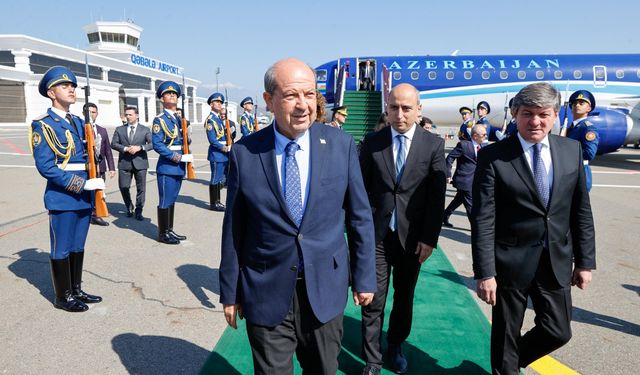 Cumhurbaşkanı Tatar Azerbaycan'da...