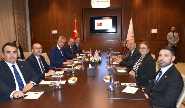 Sağlık Bakanı Dinçyürek, Ankara’da Memişoğlu ile görüştü