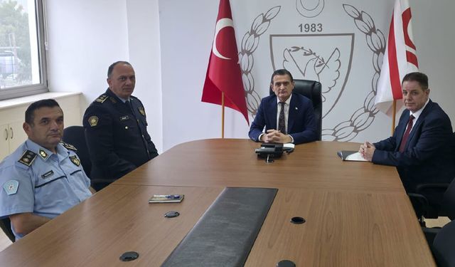 İçişleri Bakanı Oğuz ile Polis Genel Müdürü Adalıer’den Güvenlik Değerlendirme Toplantısı