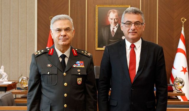 Cumhurbaşkanı Erhürman, Korgeneral Kılınç’ı Kabul Etti
