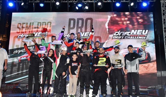 NEU Event Park’ta lastik dumanı, adrenalin ve şampiyonluk sevinci bir arada yaşandı