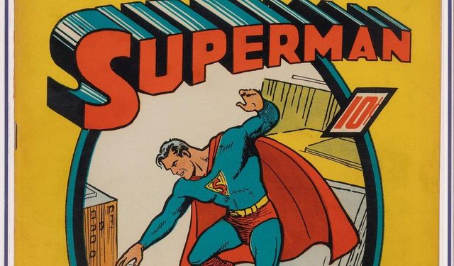1939 yılına ait orijinal "Superman" çizgi romanı, açık artırmada 9,12 milyon dolara satıldı