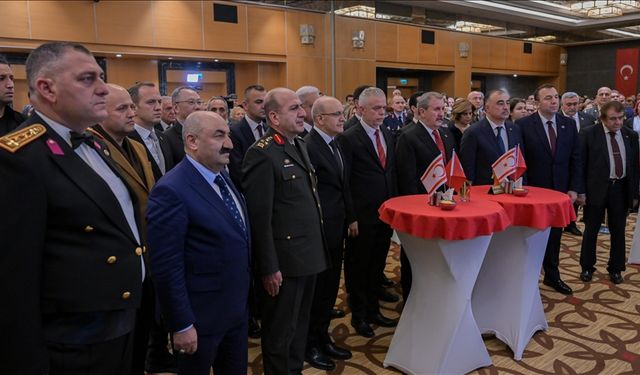 KKTC'nin kuruluşunun 42. yıl dönümü için Ankara'da resepsiyon düzenlendi