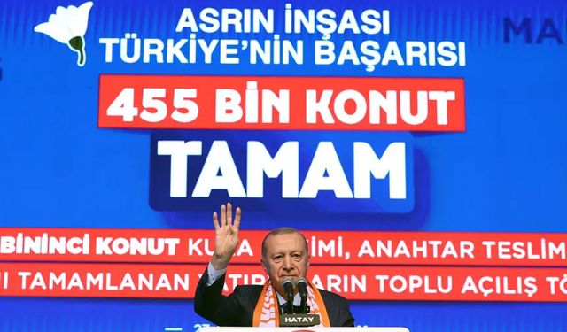 Erdoğan'dan depremzedelere: Sizi asla yalnız bırakmayacağız