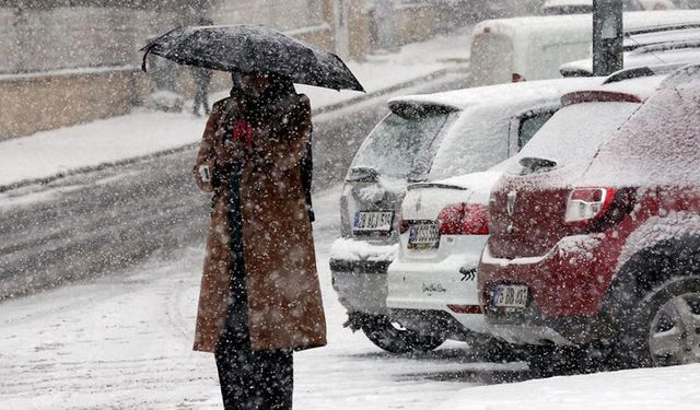 Türkiye'de 38 il için kuvvetli kar yağışı uyarısı
