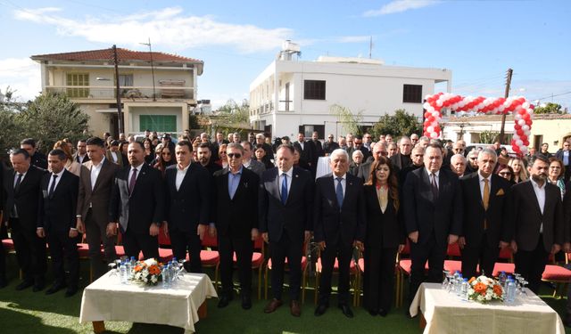 Güzelyurt Meslek Edindirme Merkezi düzenlenen törenle açıldı