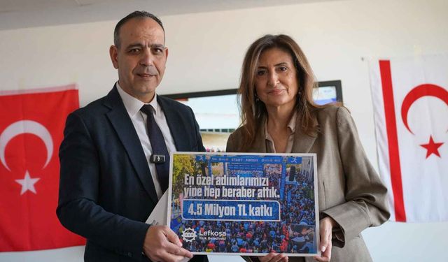 Kahve Dünyası Lefkoşa Maratonu Geliri Engelsiz Yaşamı Destekleme Derneği’ne Teslim Edildi