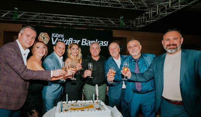 Kıbrıs Vakıflar Bankası, 43’üncü kuruluş yıl dönümünü kutluyor