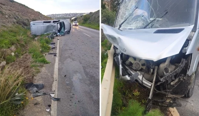 Girne-Tatlısu yolunda trafik kazası: 3 yaralı