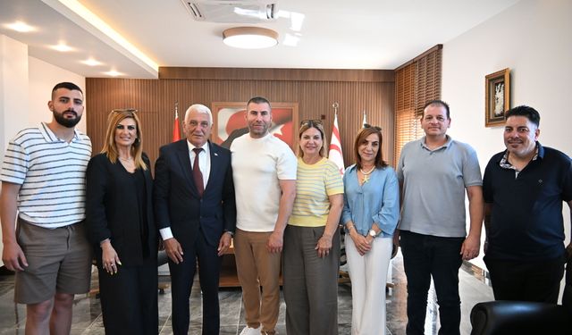 Özçınar, Baf Ülkü Yurdu yönetimini kabul etti