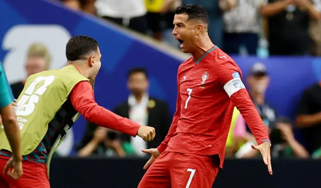 Cristiano Ronaldo ağları sarstı: Rekor kırarak tarihe geçti