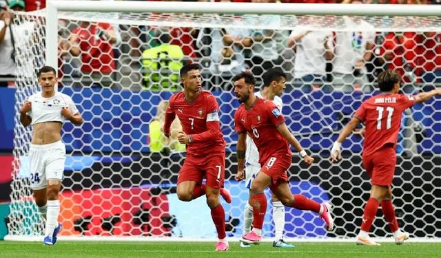 Ronaldo hesabı açtı: Portekiz, Özbekistan'a gol oldu yağdı