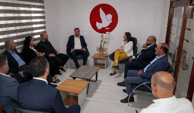 CTP’den TDP’ye nezaket ziyareti