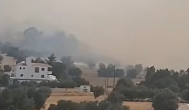 Güney Kıbrıs’ta ordunun eğitim atışları yangına yol açtı, bazı köyler boşaltıldı