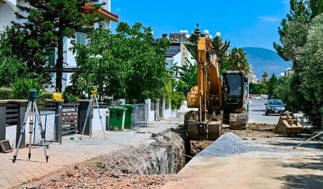 Ayyıldız, Hoşgörü, Kışla ve Soylu Sokak’taki yağmur suyu altyapı çalışmalarında son aşama