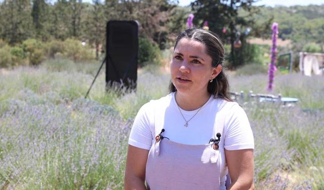 Kadın girişimci, Türkiye'nin desteği ile Karpaz'a lavanta bahçesi kurdu