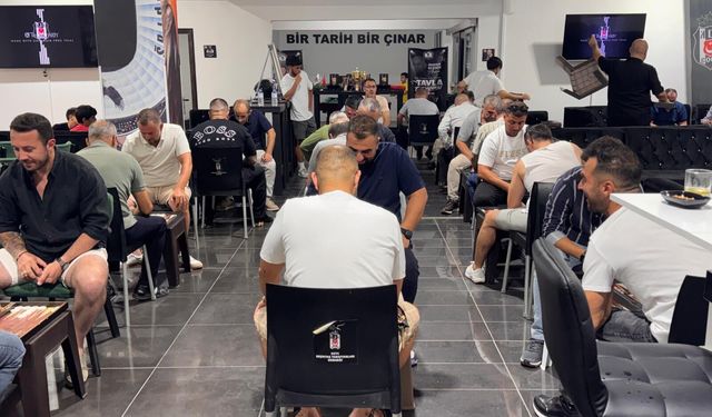 KKTC Beşiktaş Taraftarları Derneği, merhum Önder Ecesoy anısına tavla turnuvası düzenledi