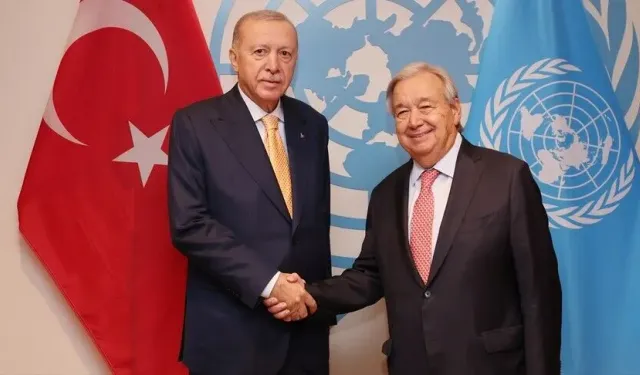 Erdoğan, BM Genel Sekreteri Guterres ile görüştü