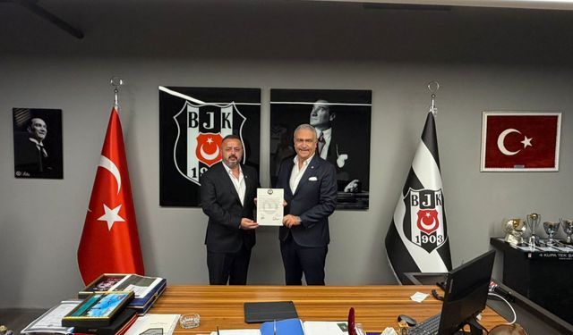 KKTC Beşiktaş Taraftarları Derneği’nden Beşiktaş Jimnastik Kulübü’ne Ziyaret