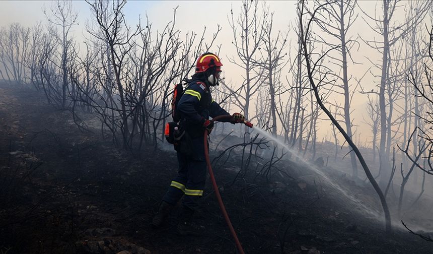 Yunanistan'da son 24 saatte çıkan 45 orman yangınından 31'i kontrol altına alındı