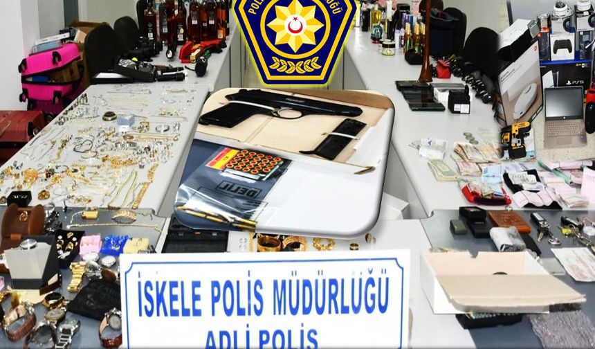 İskele'de polis operasyonu… Çalınan eşyalar tespit edildi, teşhis için çağrı yapıldı