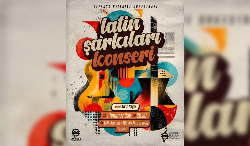 Lefkoşa Belediye Orkestrası sezonu latin esintileri ile kapatıyor