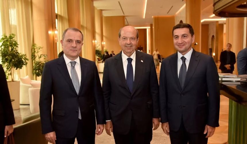 Cumhurbaşkanı Tatar, Hacıyev ve Bayramov ile görüştü