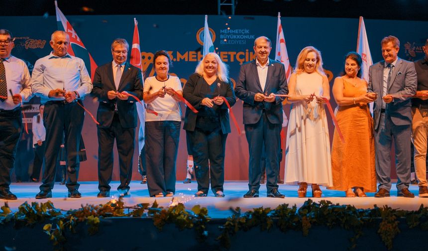 63. Mehmetçik Üzüm Festivali görkemli bir törenle başladı...