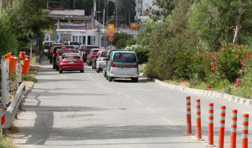Motosikletli Rum eylemciler sınır kapılarında eylem yaptı!
