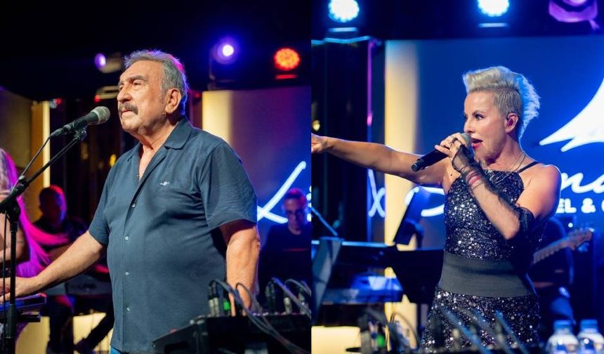 Merit Liman Otel’de Ümit Besen & Pamela sahne aldı