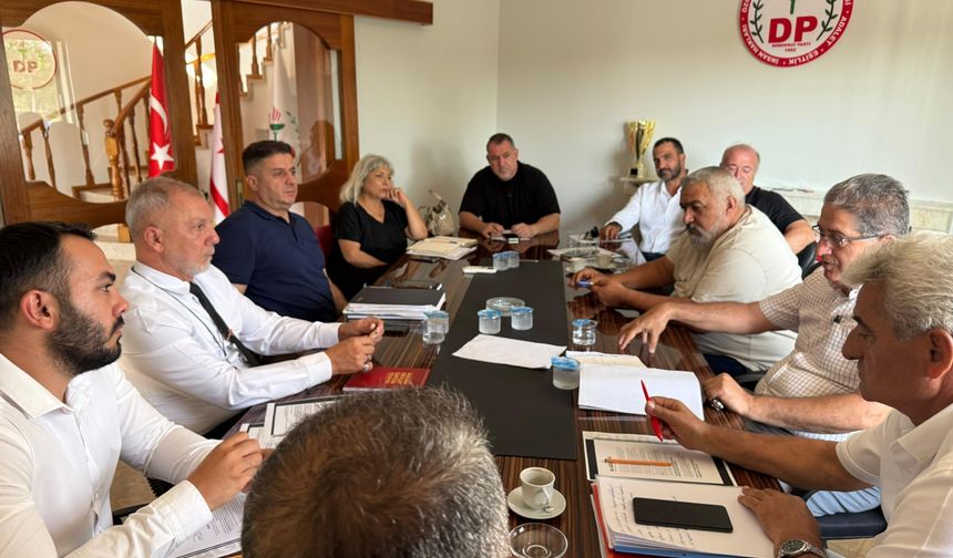 DP'de ilçe başkanları toplandı: Cumhurbaşkanlığı seçim programı ele alındı