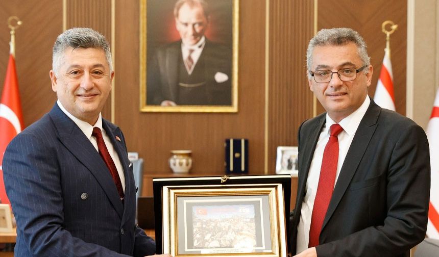 Cumhurbaşkanı Tufan Erhürman, Sivil Savunma Teşkilatı Başkanını kabul etti