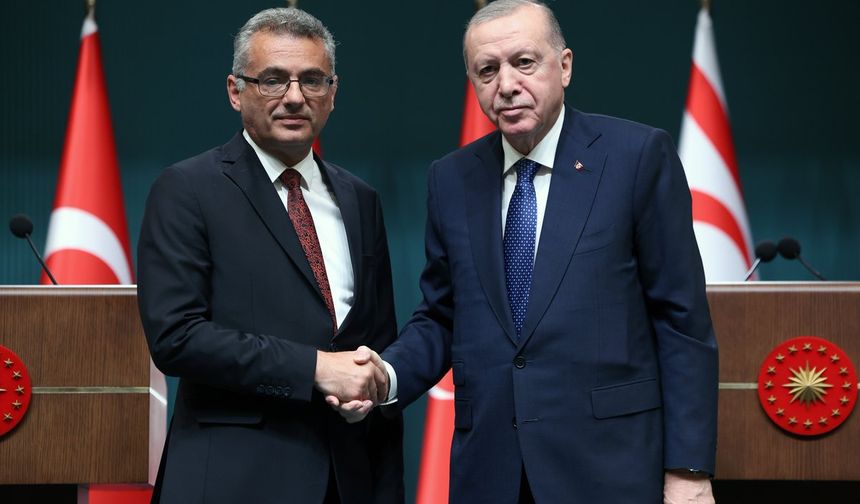 Rum basını: Erdoğan, Erhürman'a Kıbrıs'ta iki devletin "İş Birliği Konseyi" modelini sundu