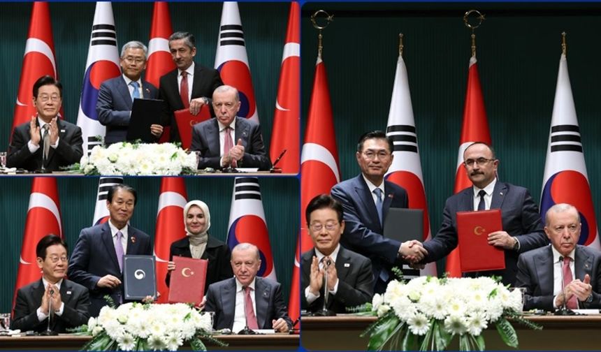 Türkiye ile Güney Kore arasında 3 anlaşma imzalandı
