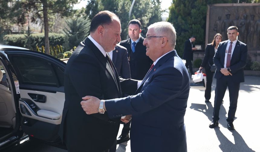 Öztürkler, Türkiye Cumhuriyeti Milli Savunma Bakanı Güler ile görüştü