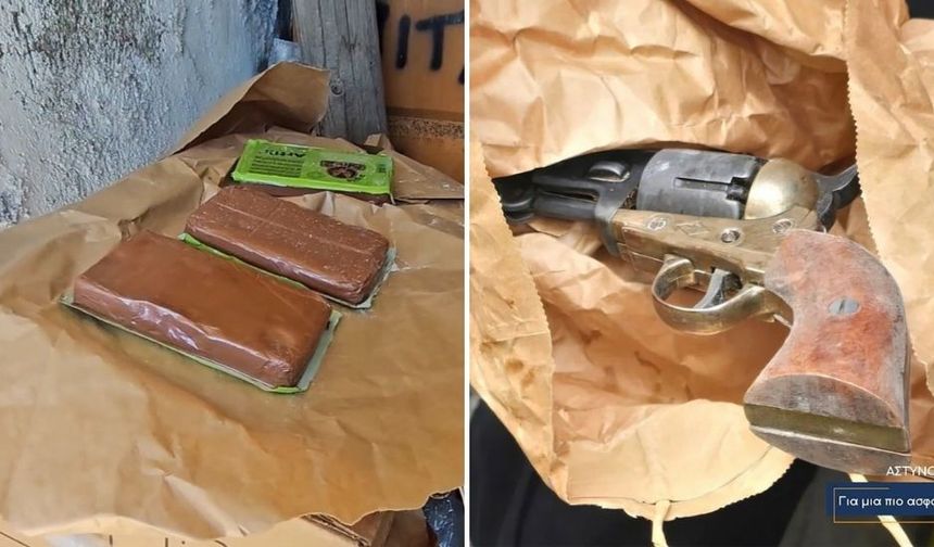 Rum polisi 200 kilodan fazla uyuşturucu, silah ve patlayıcı ele geçirdi: 2 tutuklu