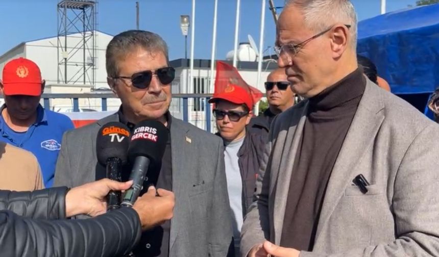 Üstel ve Hasipoğlu'ndan Ektam işçilerine ziyaret... Üstel: Biz her zaman emekçinin yanındayız