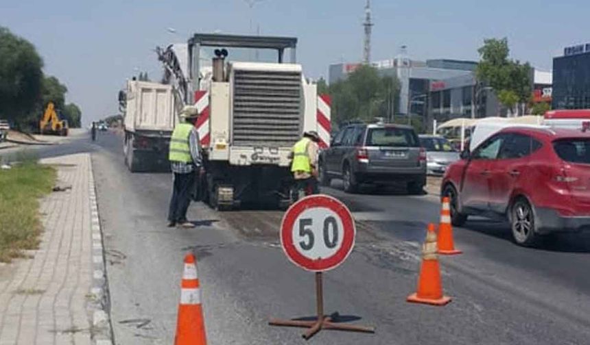 Haspolat ile Taşkent kavşağı arasındaki yol yarın trafiğe kapatılacak