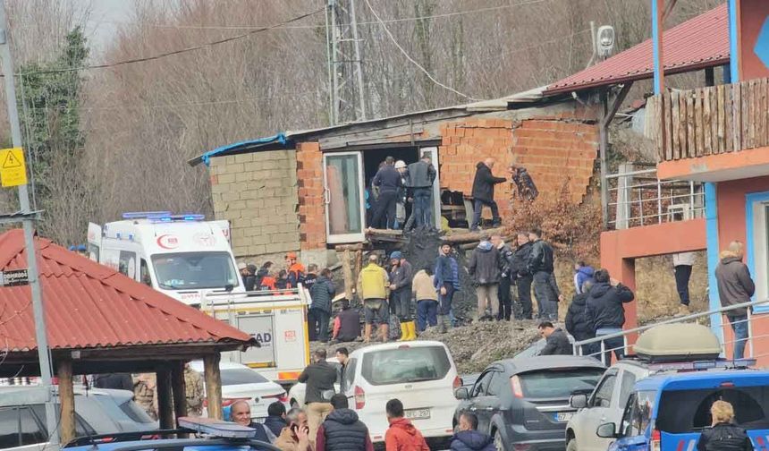 Zonguldak'ta maden ocağında göçük