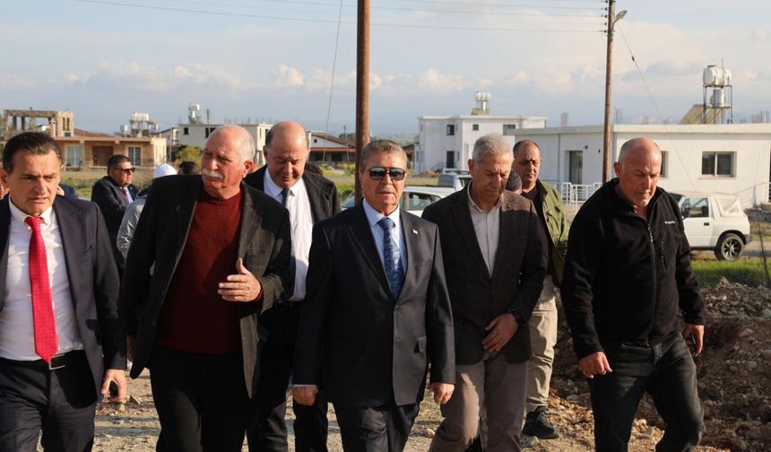 Üstel’den Şahinler’de kırsal kesim arsaları bölgesine ziyaret