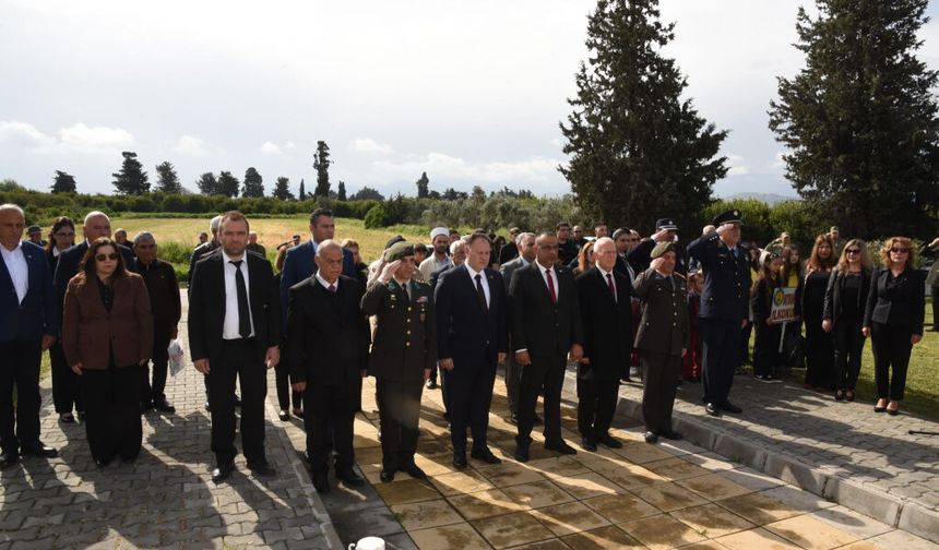 Gaziveren Direnişi’nde şehit düşenler törenle anıldı