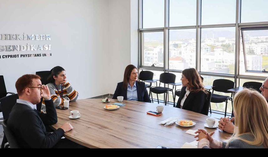 CTP heyeti, Tıp-İş’i ziyaret etti