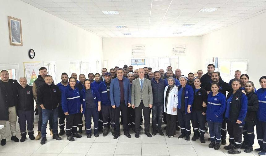 Hasipoğlu’ndan Ektam Çalışanlarına Anlamlı Bayram Ziyareti