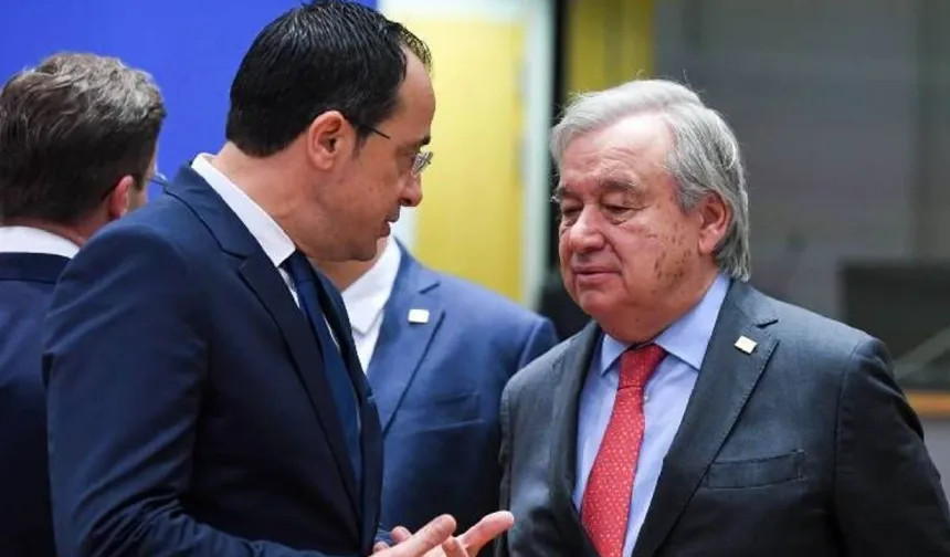 Hristodulidis-Guterres görüşmesi çarşamba günü