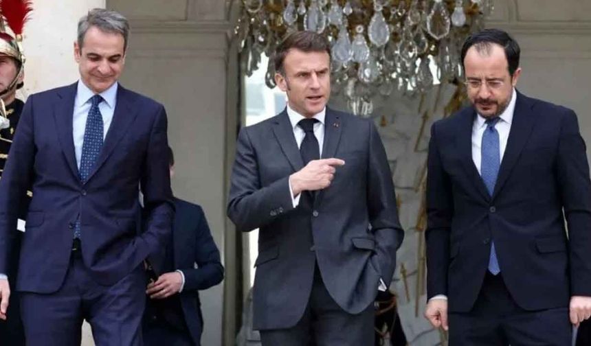 Hristodulidis, Miçotakis ve Macron bugün Baf'ta bir araya geliyor