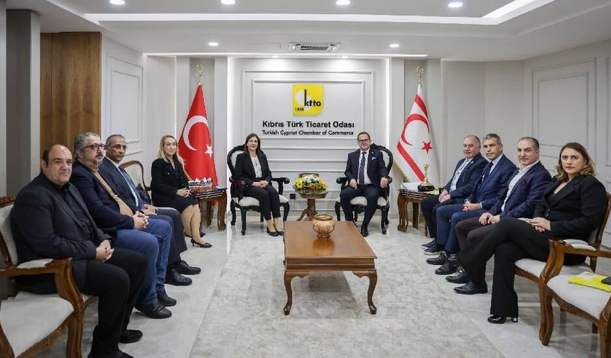 CTP, Kıbrıs Türk Ticaret Odası’nı ziyaret etti