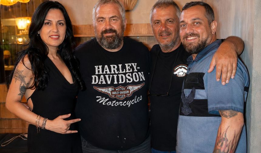 KKTC ve Türkiye’den Harleyciler Gala Yemeği’nde buluştu