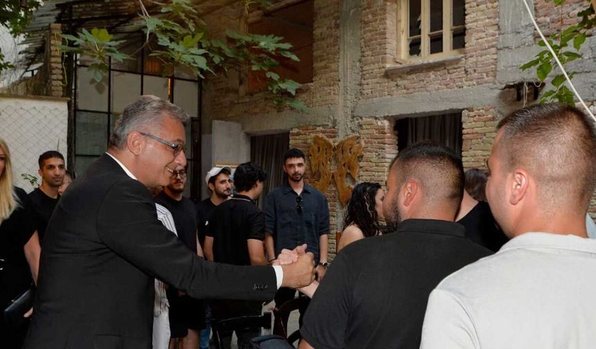 Erhürman çifti Genç Kültür Kollektifi'nin tanıtım etkinliğine katıldı