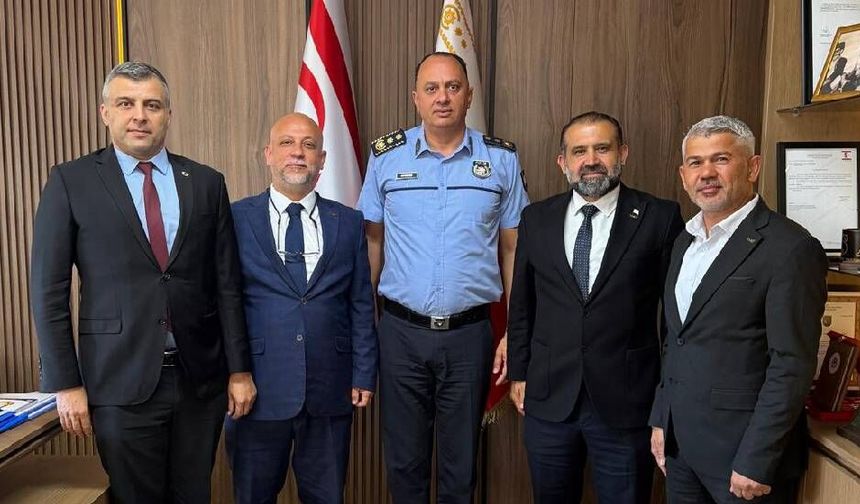 Kıbrıs Türk İş İnsanları Derneği’nden Polis Genel Müdürlüğü’ne Ziyaret