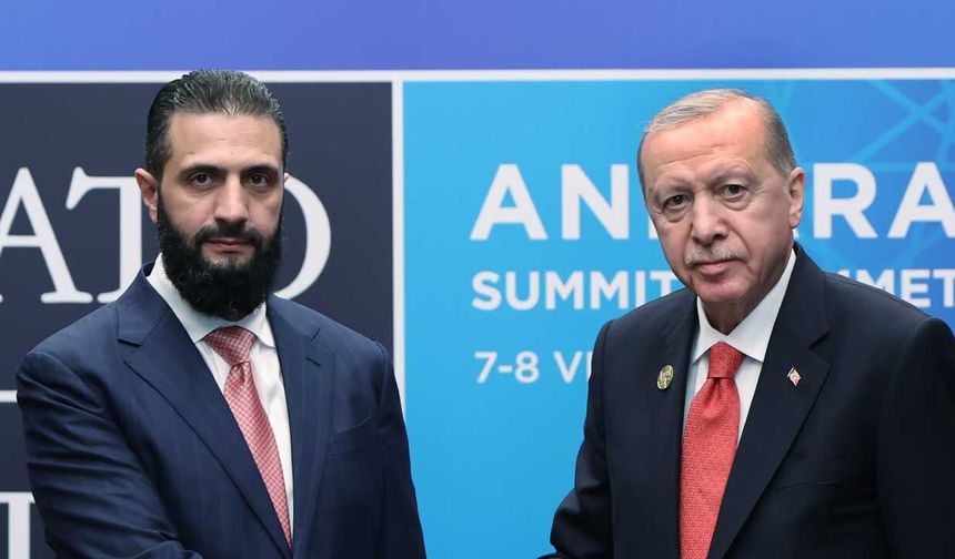 Erdoğan, Şara ile bir araya geldi